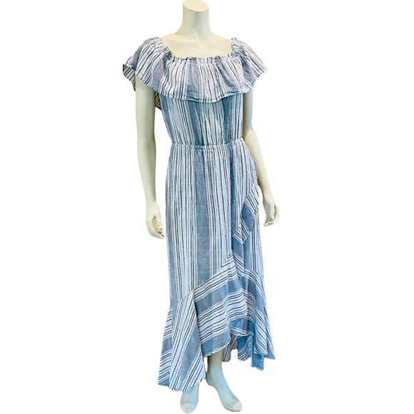 Express Ruffled Off The Shoulder Sundress - Picture 10 of 11